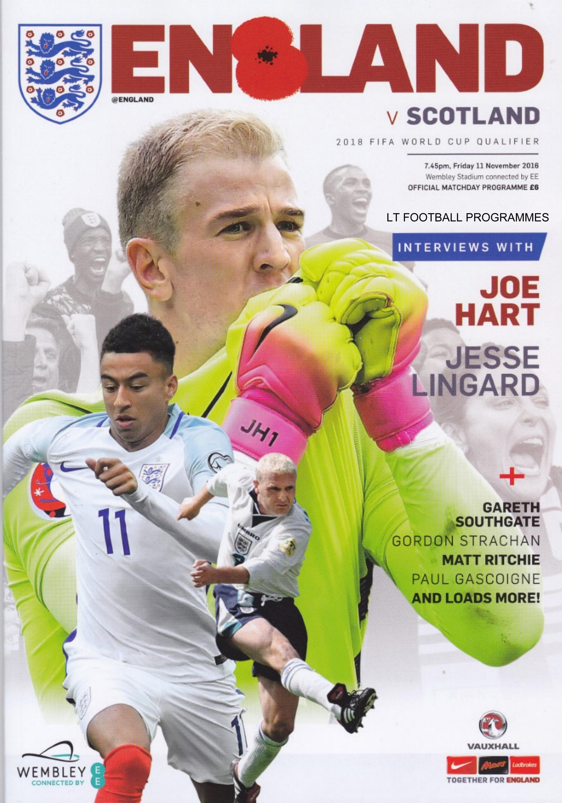 2016 - ENGLAND v SCOTLAND